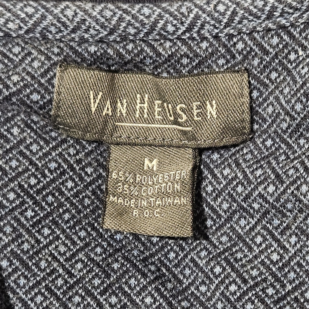 VINTAGE Van Heusen Short Sleeve Collared Polo Shirt - Picture 9 of 10